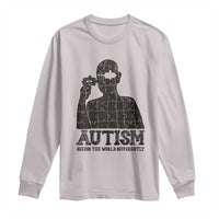 Autism Awareness Long Sleeve Shirt Autistic Seeing The World From A Different Angle Aesthetic