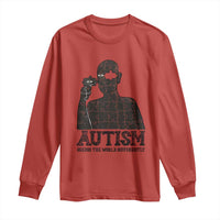 Autism Awareness Long Sleeve Shirt Autistic Seeing The World From A Different Angle Aesthetic