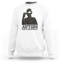Autism Awareness Sweatshirt Autistic Seeing The World From A Different Angle Aesthetic