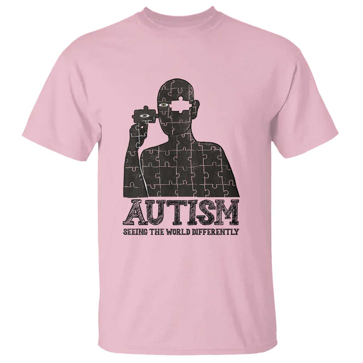 Autism Awareness T Shirt Autistic Seeing The World From A Different Angle Aesthetic