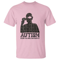 Autism Awareness T Shirt Autistic Seeing The World From A Different Angle Aesthetic