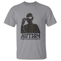 Autism Awareness T Shirt Autistic Seeing The World From A Different Angle Aesthetic