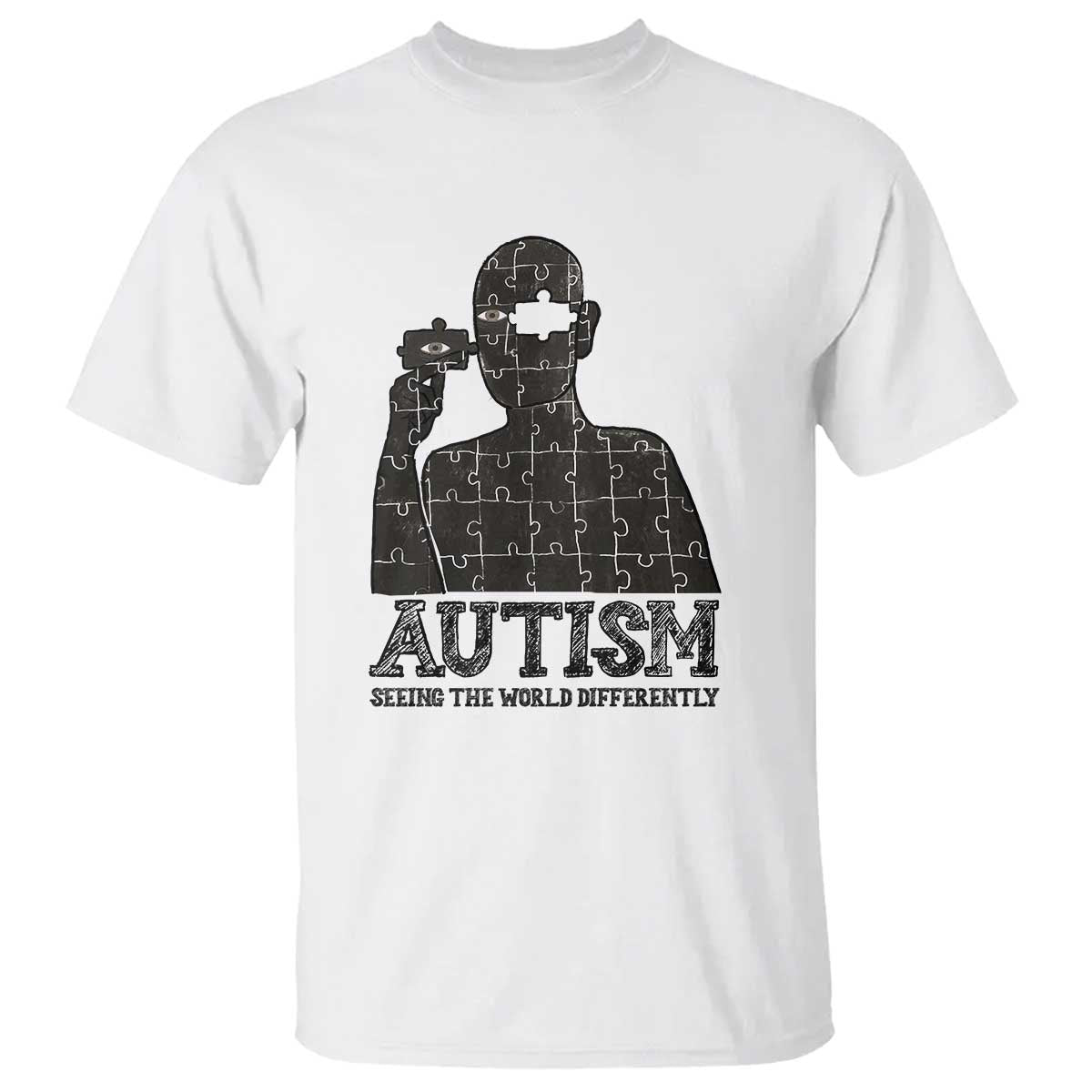 Autism Awareness T Shirt Autistic Seeing The World From A Different Angle Aesthetic