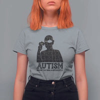 Autism Awareness T Shirt For Women Autistic Seeing The World From A Different Angle Aesthetic