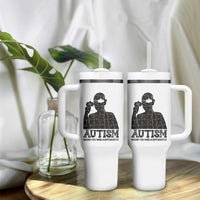 Autism Awareness Tumbler With Handle Autistic Seeing The World From A Different Angle Aesthetic