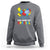 Autism Awareness Sweatshirt God Made Me Special Cute Fish Puzzle Ribbon - Wonder Print Shop