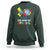 Autism Awareness Sweatshirt God Made Me Special Cute Fish Puzzle Ribbon - Wonder Print Shop
