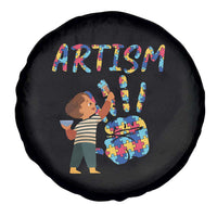 Autism Awareness Spare Tire Cover Artism Puzzle Boys Men Artist Autistic
