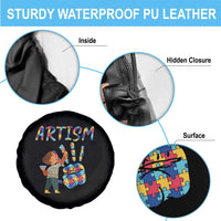 Autism Awareness Spare Tire Cover Artism Puzzle Boys Men Artist Autistic