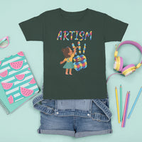 Autism Awareness T Shirt For Kid Artism Puzzle Girls Women Artist Autistic - Wonder Print Shop