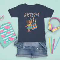 Autism Awareness T Shirt For Kid Artism Puzzle Girls Women Artist Autistic - Wonder Print Shop
