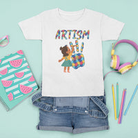 Autism Awareness T Shirt For Kid Artism Puzzle Girls Women Artist Autistic - Wonder Print Shop