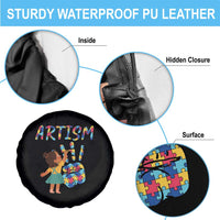 Autism Awareness Spare Tire Cover Artism Puzzle Girls Women Artist Autistic