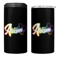Autism Awareness 4 in 1 Can Cooler Tumbler Artism Artist Autistic Rainbow Puzzle Aesthetic