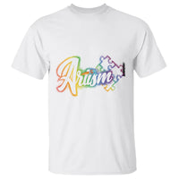 Autism Awareness T Shirt Artism Artist Autistic Rainbow Puzzle Aesthetic - Wonder Print Shop