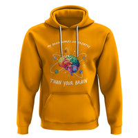 Autism Awareness Hoodie My Brain Works Differently Than Your Brain - Wonder Print Shop