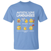 Autism Awareness T Shirt Autistic Love Languages Cute Chick - Wonder Print Shop