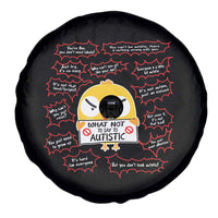 Autism Awareness Spare Tire Cover What Not To Say To Autistic People Cute Chick