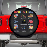 Autism Awareness Spare Tire Cover Autistic Style Routines Song On Repeat Stim Toys Sensory Differences