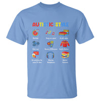 Autism Awareness T Shirt Autistic Style Routines Song On Repeat Stim Toys Sensory Differences - Wonder Print Shop