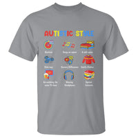 Autism Awareness T Shirt Autistic Style Routines Song On Repeat Stim Toys Sensory Differences - Wonder Print Shop