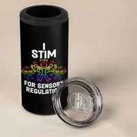 Autism Awareness 4 in 1 Can Cooler Tumbler I Stim For Sensory Regulation