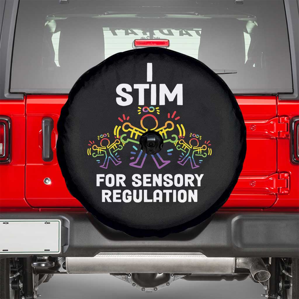 Autism Awareness Spare Tire Cover I Stim For Sensory Regulation