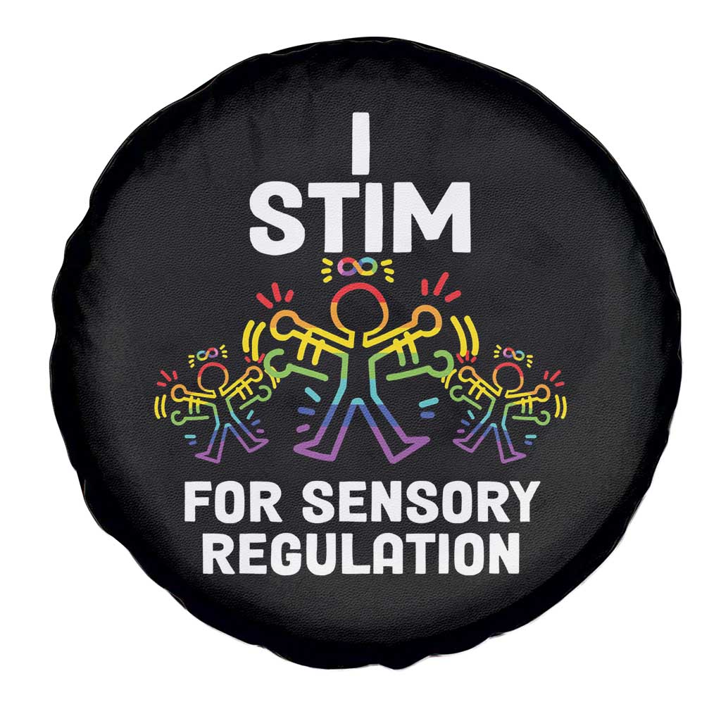 Autism Awareness Spare Tire Cover I Stim For Sensory Regulation
