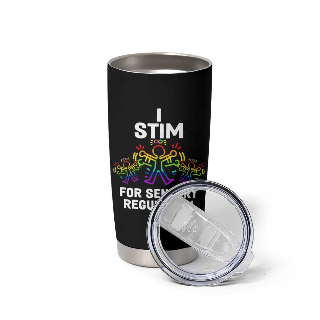 Autism Awareness Tumbler Cup I Stim For Sensory Regulation