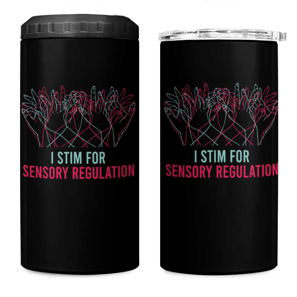 Autism 4 in 1 Can Cooler Tumbler I Stim For Sensory Regulation