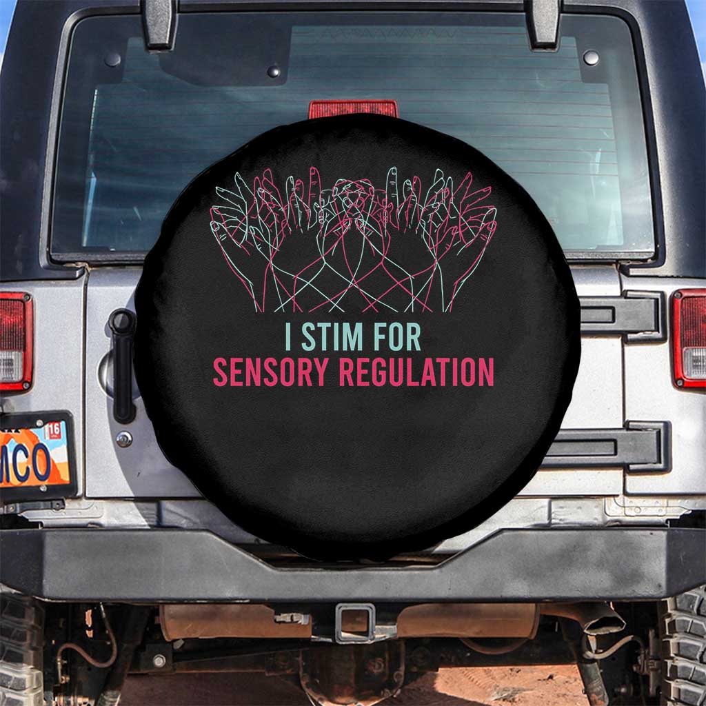 Autism Awareness Spare Tire Cover I Stim For Sensory Regulation