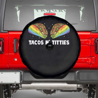 Tacos Lover LGBT Pride Spare Tire Cover Tacos N' Titties Gay Rainbow Proud