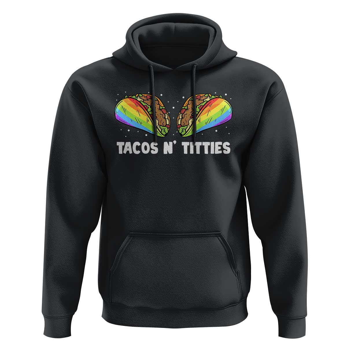 Tacos Lover LGBT Pride Hoodie Tacos N' Titties Gay Rainbow Proud