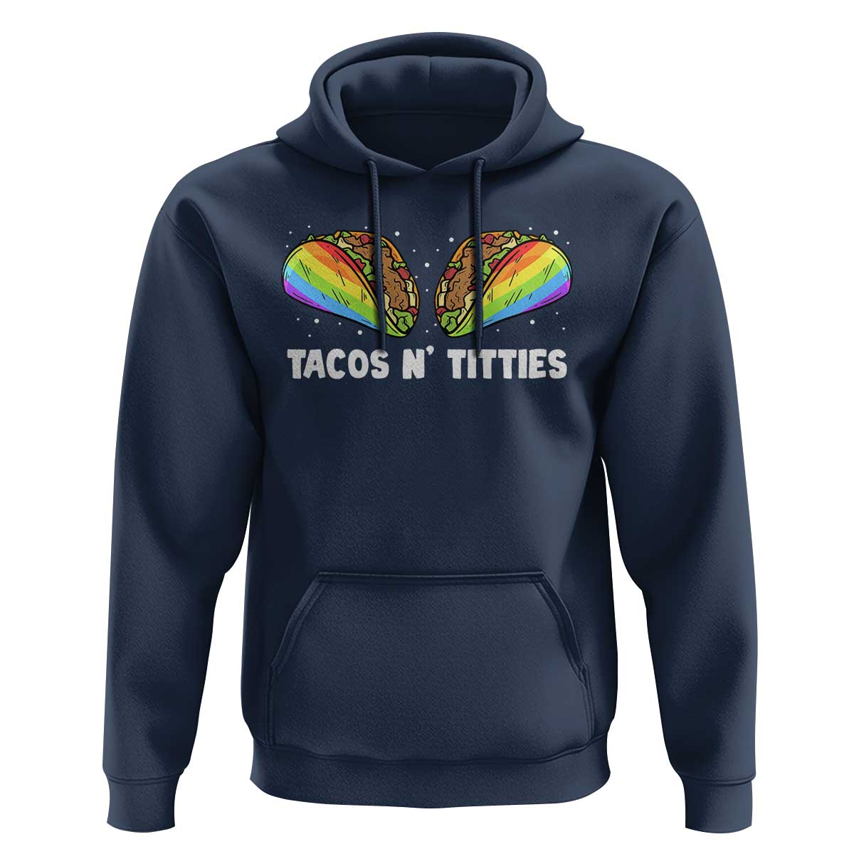 Tacos Lover LGBT Pride Hoodie Tacos N' Titties Gay Rainbow Proud