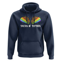 Tacos Lover LGBT Pride Hoodie Tacos N' Titties Gay Rainbow Proud