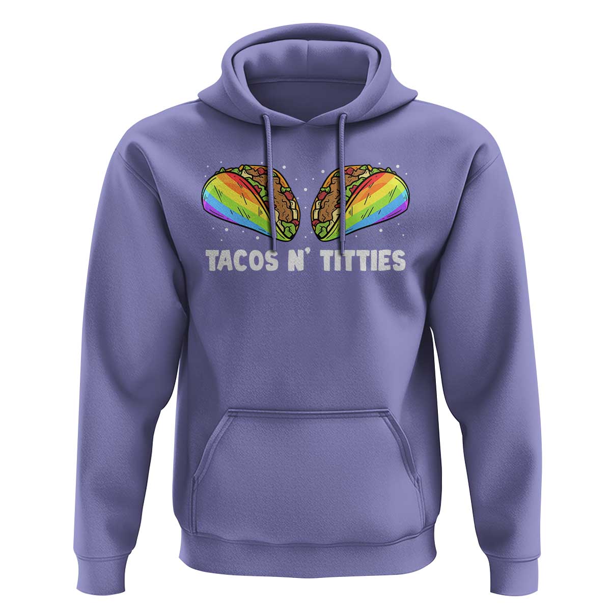 Tacos Lover LGBT Pride Hoodie Tacos N' Titties Gay Rainbow Proud
