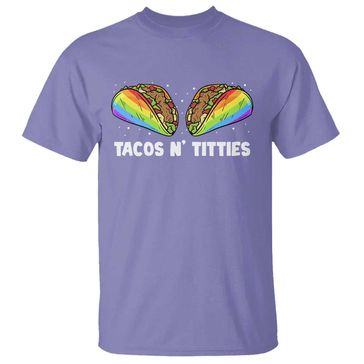 Tacos Lover LGBT Pride T Shirt Tacos N' Titties Gay Rainbow Proud