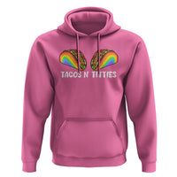 Tacos Lover LGBT Pride Hoodie Tacos N' Titties Gay Rainbow Proud Gay - Wonder Print Shop
