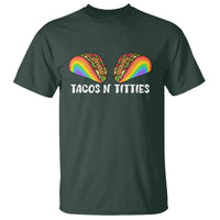 Tacos Lover LGBT Pride T Shirt Tacos N' Titties Gay Rainbow Proud Gay - Wonder Print Shop