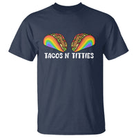 Tacos Lover LGBT Pride T Shirt Tacos N' Titties Gay Rainbow Proud Gay - Wonder Print Shop