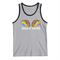 Tacos Lover LGBT Pride Tank Top Tacos N' Titties Gay Rainbow Proud Gay