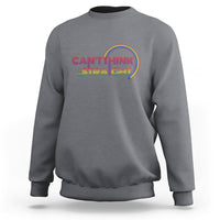 LGBT Pride Sweatshirt Can't Think Straight Rainbow Gay Lesbian - Wonder Print Shop