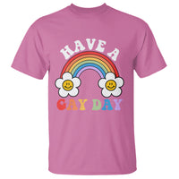 Funny LGBT Pride T Shirt Have A Gay Day Rainbow - Wonder Print Shop