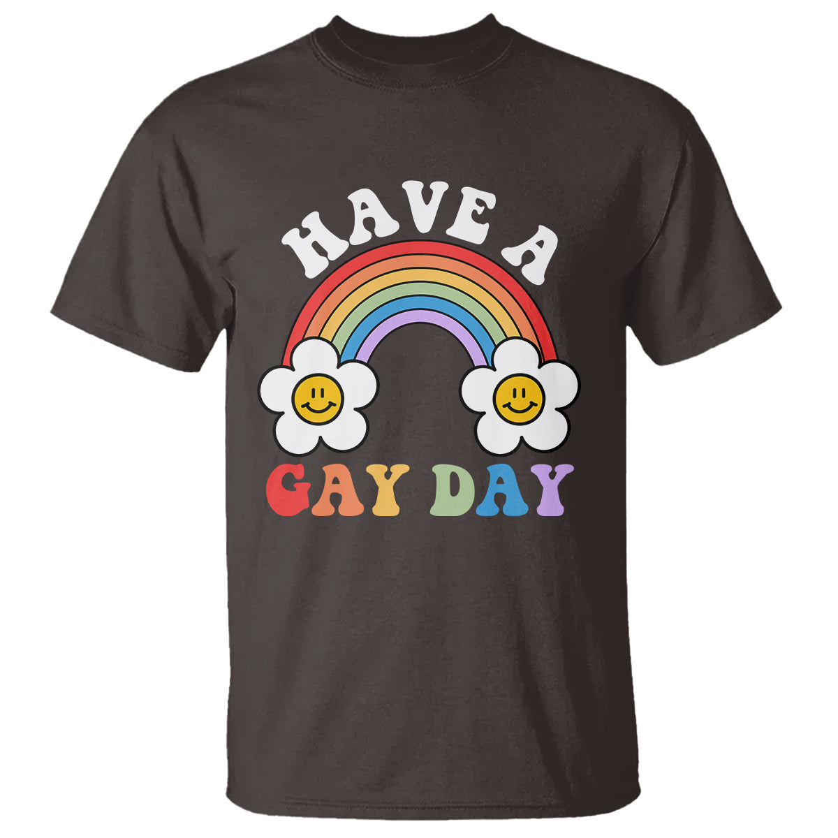 Funny LGBT Pride T Shirt Have A Gay Day Rainbow - Wonder Print Shop