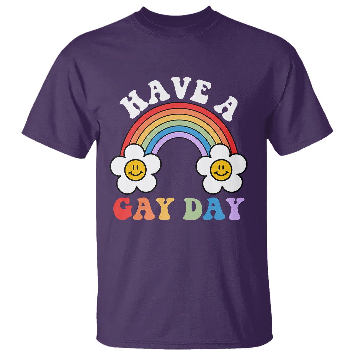 Funny LGBT Pride T Shirt Have A Gay Day Rainbow - Wonder Print Shop
