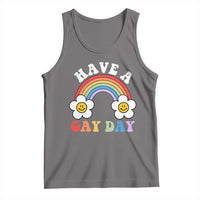 Funny LGBT Pride Tank Top Have A Gay Day Rainbow