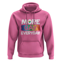 Funny LGBT Pride Hoodie More Gay Everyday - Wonder Print Shop