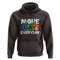Funny LGBT Pride Hoodie More Gay Everyday - Wonder Print Shop