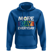 Funny LGBT Pride Hoodie More Gay Everyday - Wonder Print Shop