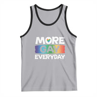 Funny LGBT Pride Tank Top More Gay Everyday
